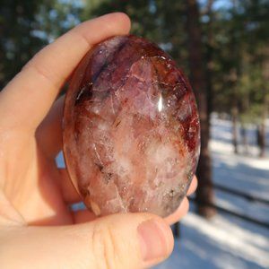 Fire Quartz Freeform, Fire Quartz, Healing Crystals, Gemstones, Reiki
